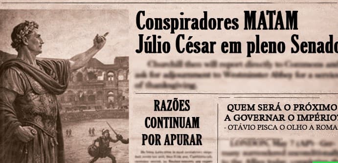 Júlio César assassinado